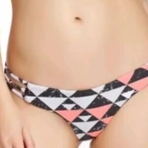 Sole East Rincon Bikini Bottom - Coral Triangle - Sz XL